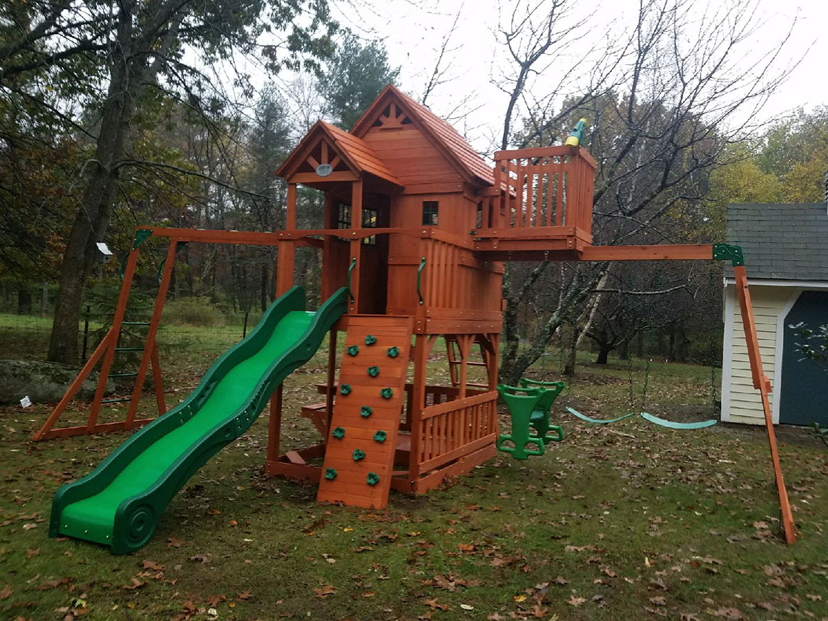 Backyard Discovery SkyFort II Playset Assembly in Bolton, MA